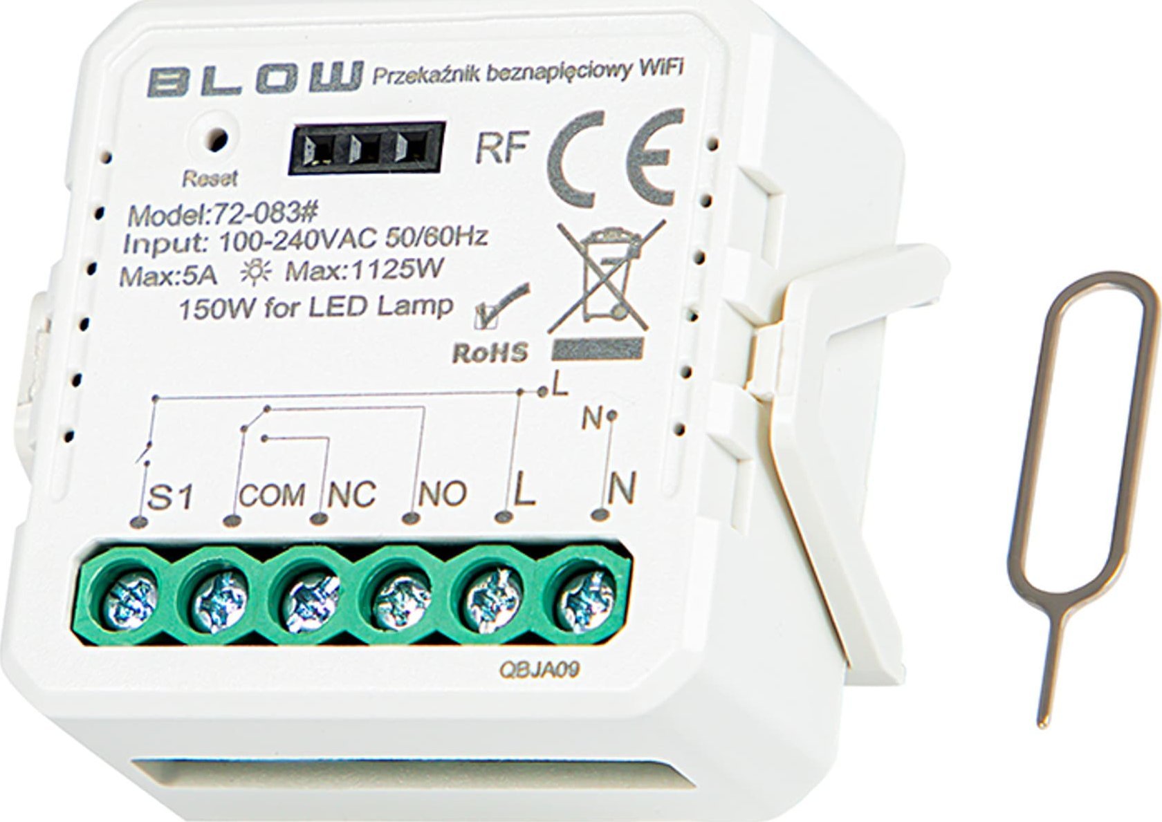 Blow 72-083# Inteligentny przekaźnik beznapięciowy wifi tuya