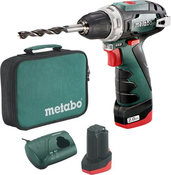 Wiertarko-wkrętarka Metabo PowerMaxx BS Basic 10.8 V 1 x akumulator 2 Ah