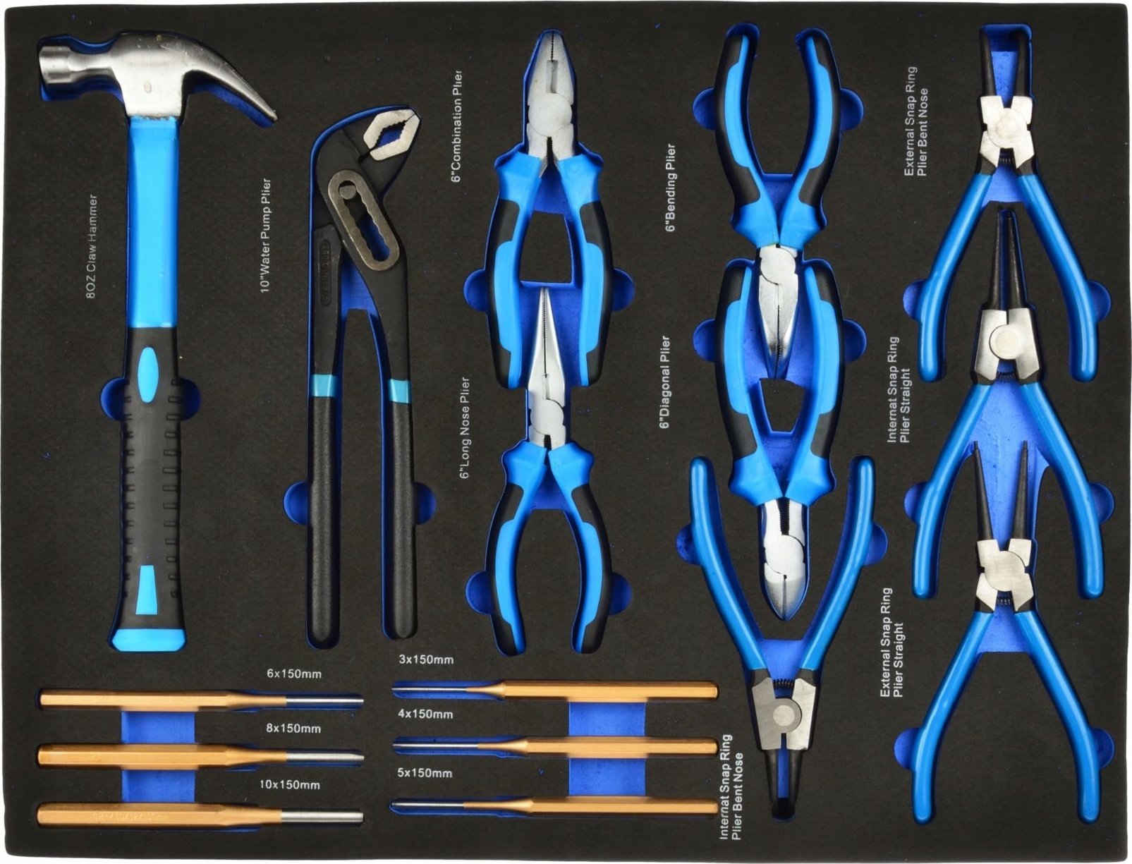 Geko Wkład- zestaw szczypiec młotków i akcesorii 16el.(6)