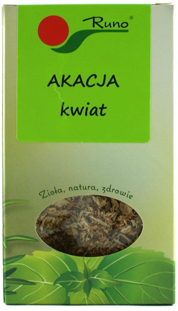 Akacja kwiat zioła napar moczopędny wspomagający trawienie 25g