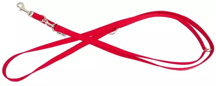 Classic smycz regulowana dla psa, czerwona, XS-S, 16mm/2m