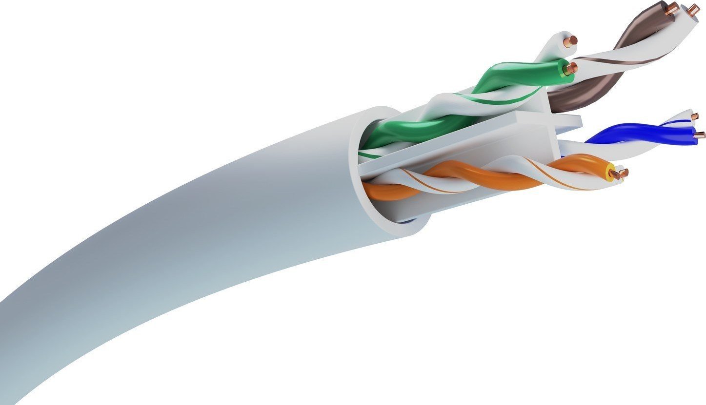 ExtraLink EXTRALINK KABEL SKRĘTKA CAT6 UTP (U/UTP) V2 INDOOR