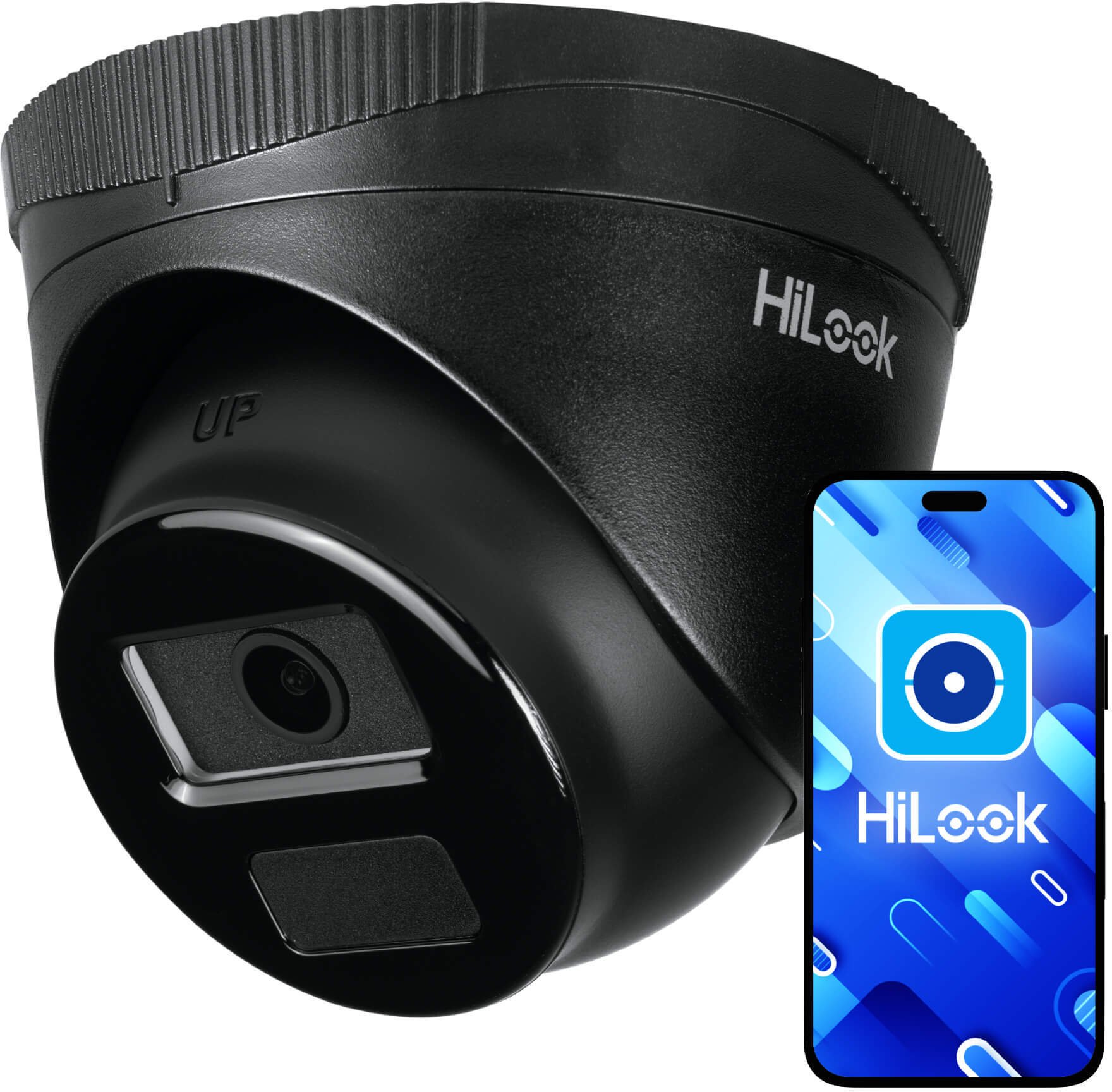 Kamera IP Hikvision Kamera IP HiLook IPCAM-T4-P Black(IPC-T241H-C Black) 2K+