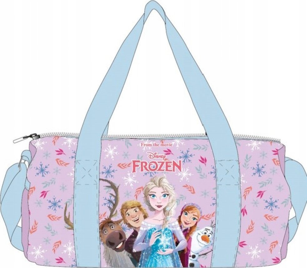 DIFUZED Torba sportowa podróżna na basen dziecięca Kraina Lodu Frozen