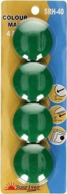 Argo Magnesy 40mm ARGO WF 607305 zielone 4 szt