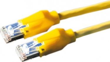 LEONI KERPEN KERPEN E5-70 PatchCord S/FTP (PiMF) Kat.6 LSOH żółty 7.0m