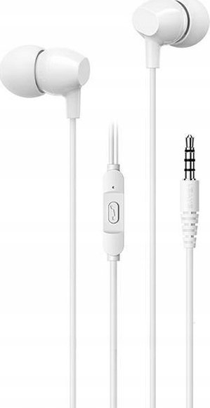 Słuchawki Usams Słuchawki Stereo USAMS EP-47 3.5mm białe 1.2m HSEP4702 (US-SJ594)