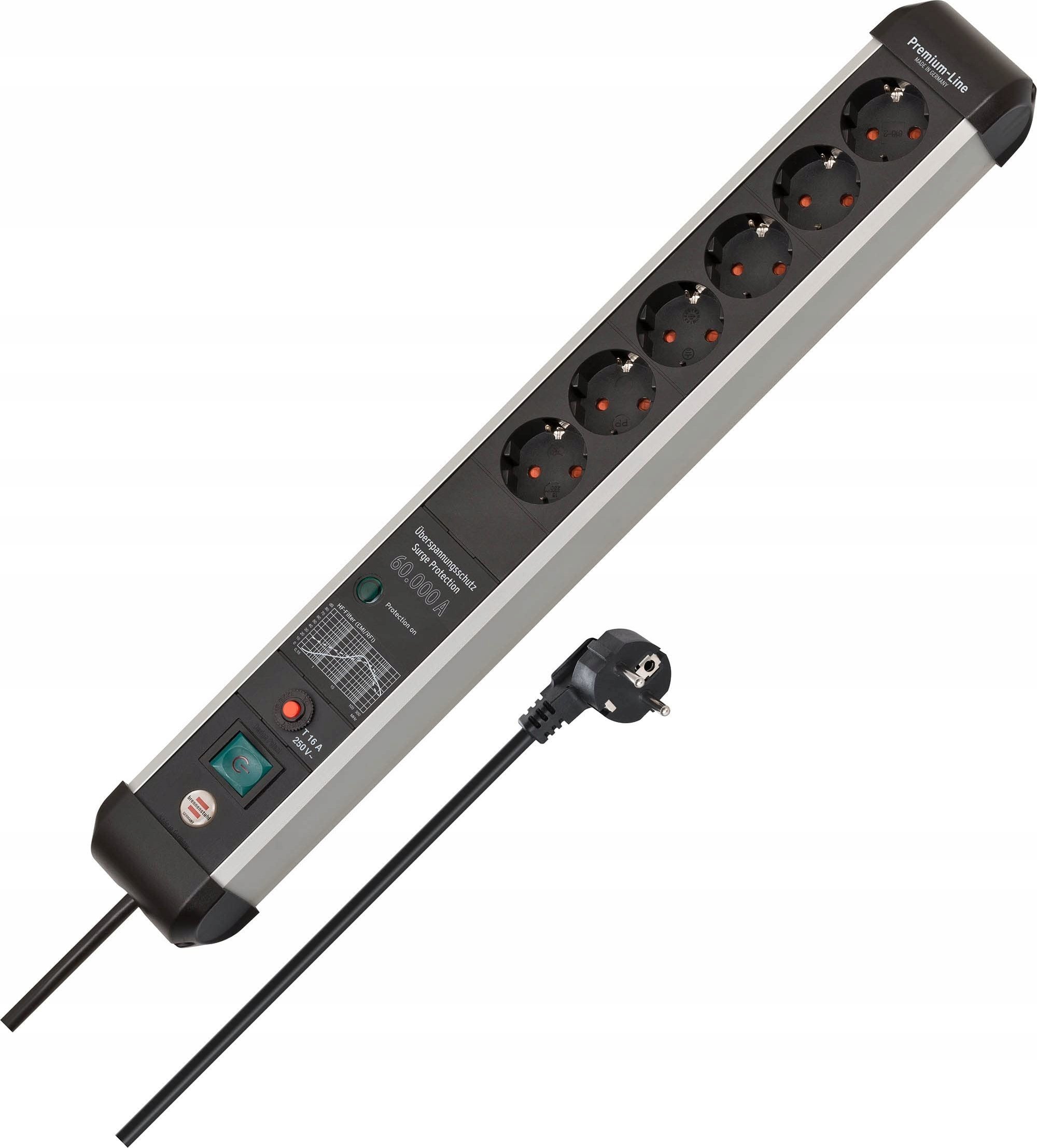 Listwa zasilająca Brennenstuhl Brennenstuhl Premium-Protect-Line 6fach *DE*