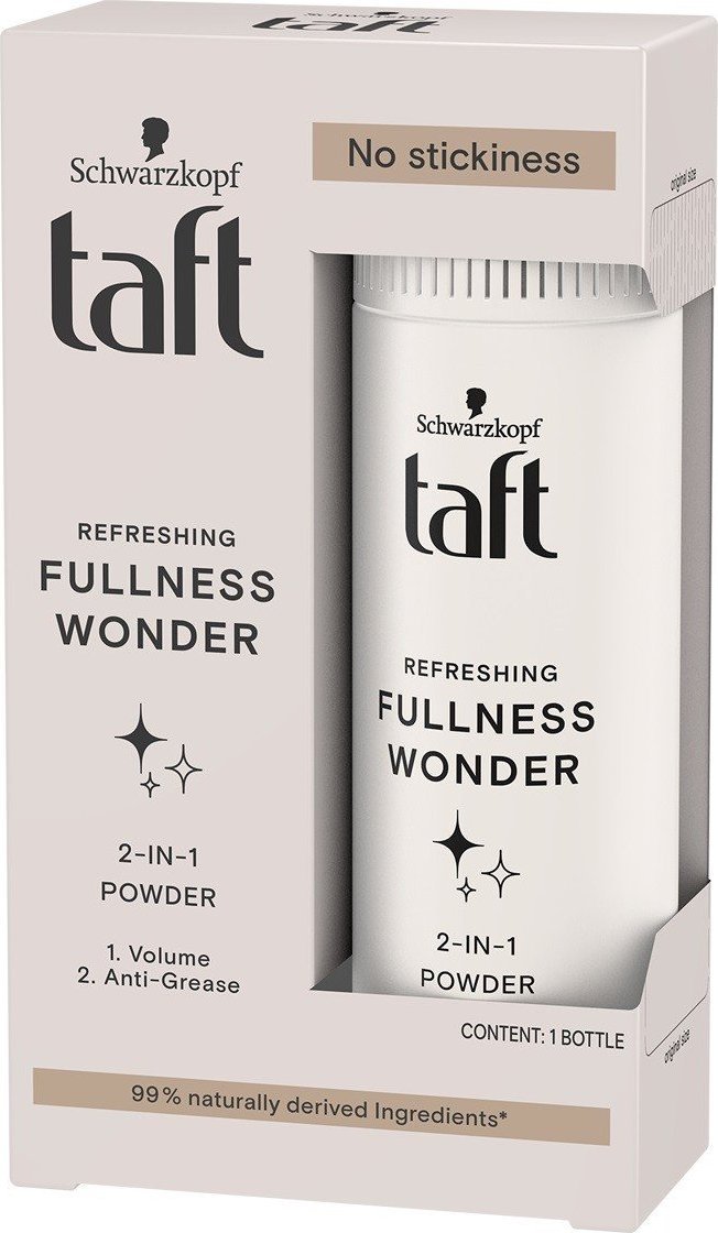 TAFT_Fullness Wonder 2w1 puder do włosów nadający objętość i odświeżenie 10g