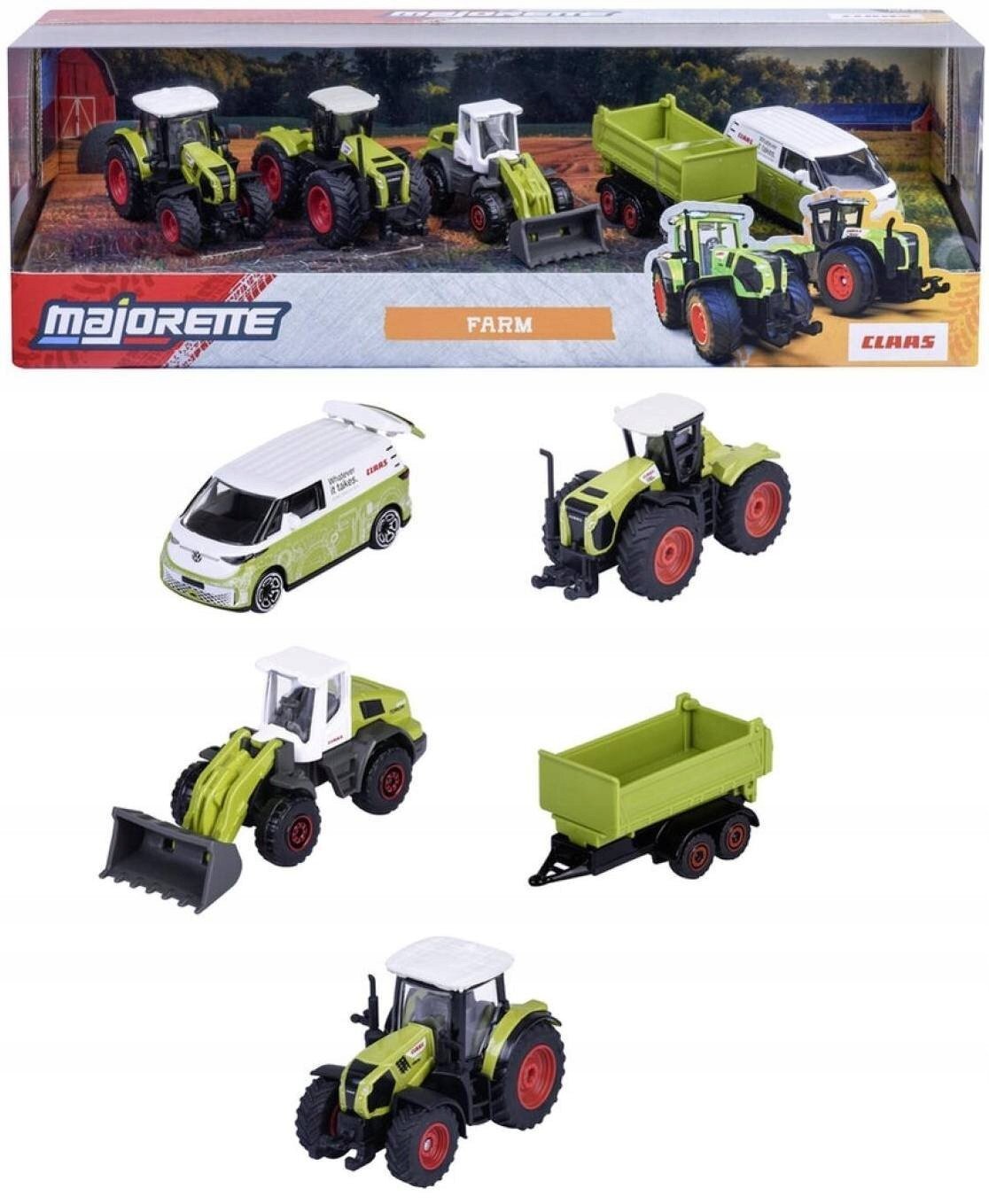 Majorette pojazdy wiejskie Class 5pak 8503105002
