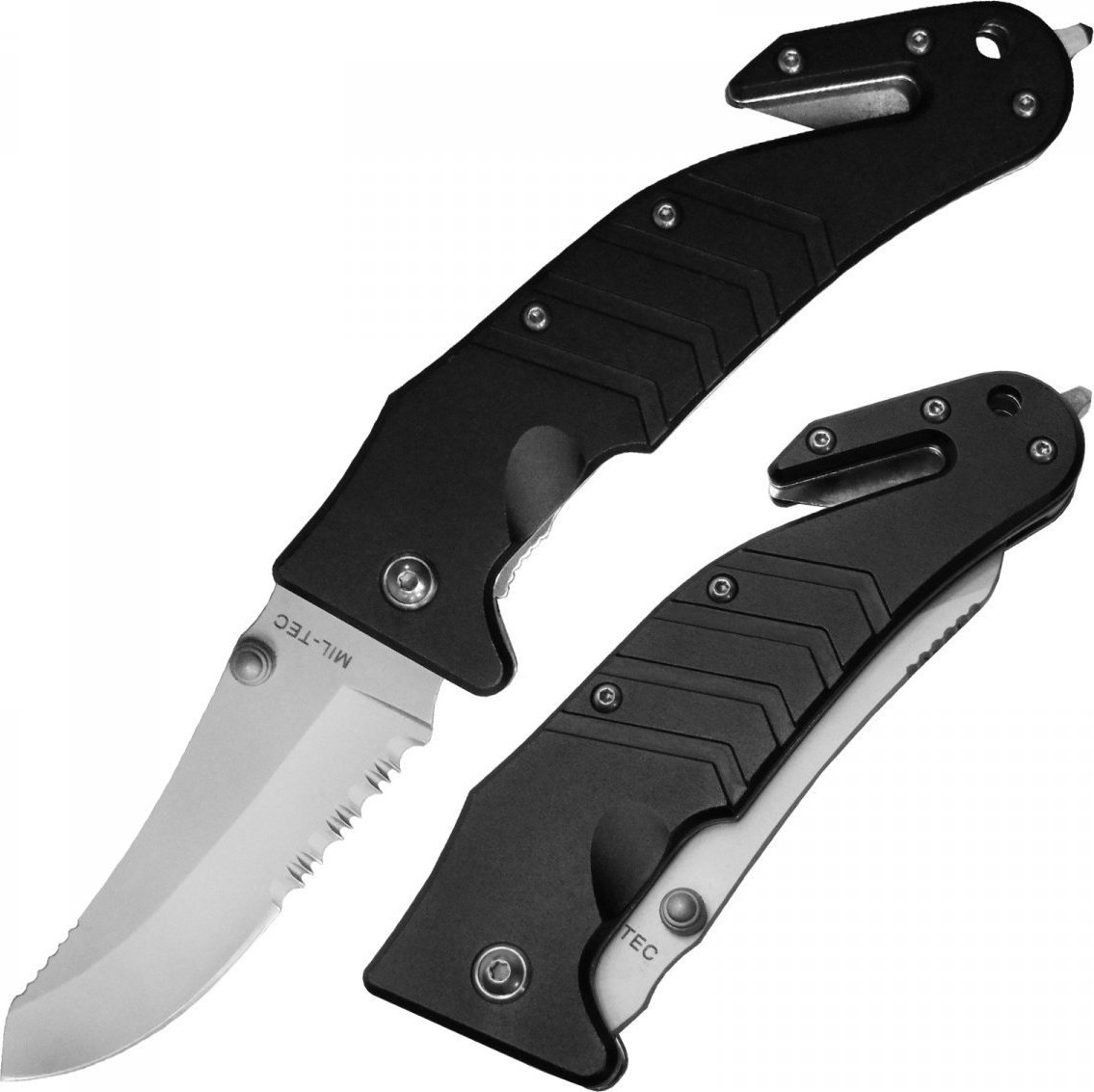 Mil-Tec NÓŻ RATOWNICZY Miltec Rescue SKŁADANY Scyzoryk