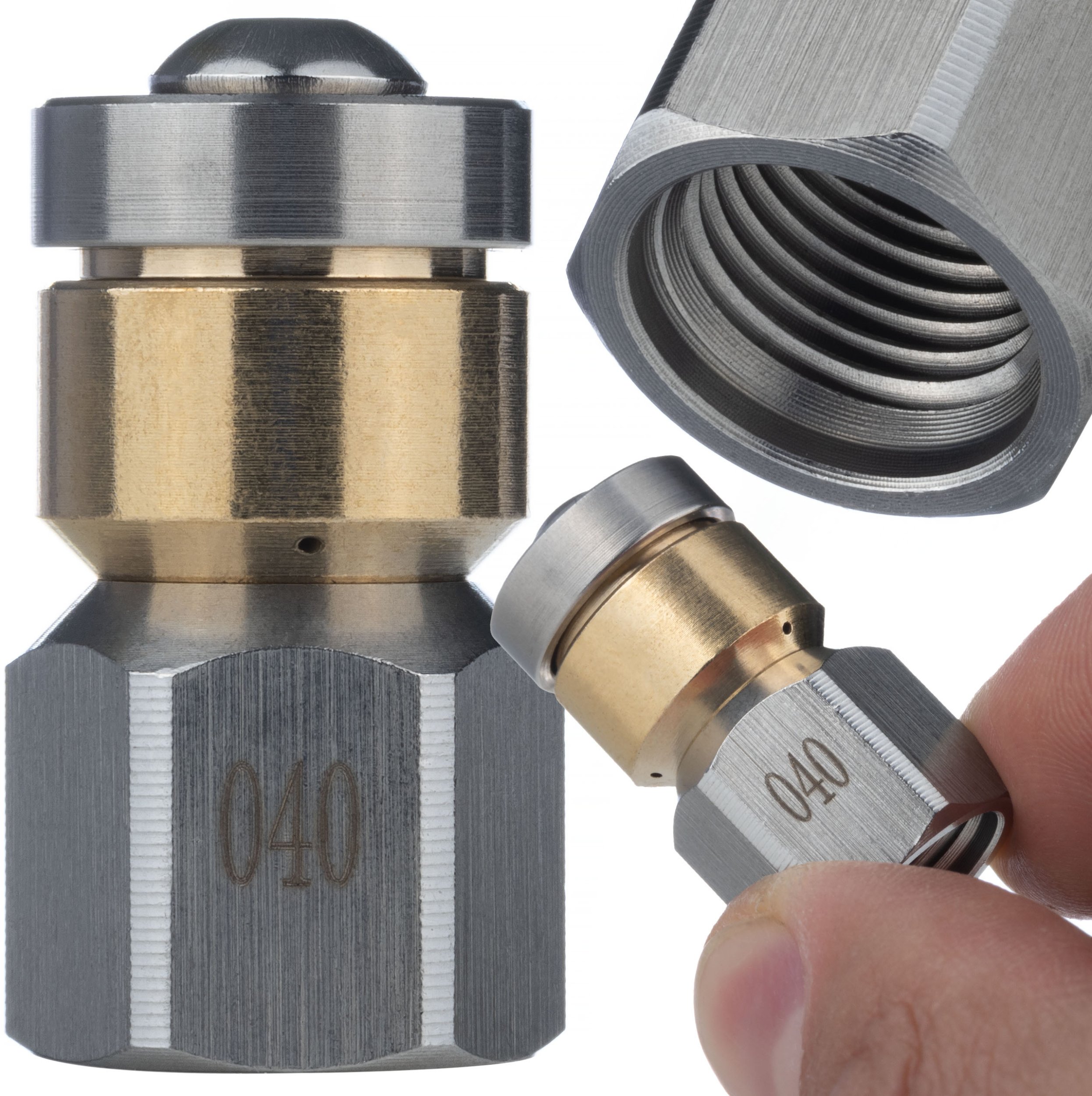 OBROTOWA DYSZA GŁOWICA DO CZYSZCZENIA KANALIZACJI 1/4 350BAR DO KARCHER HQ