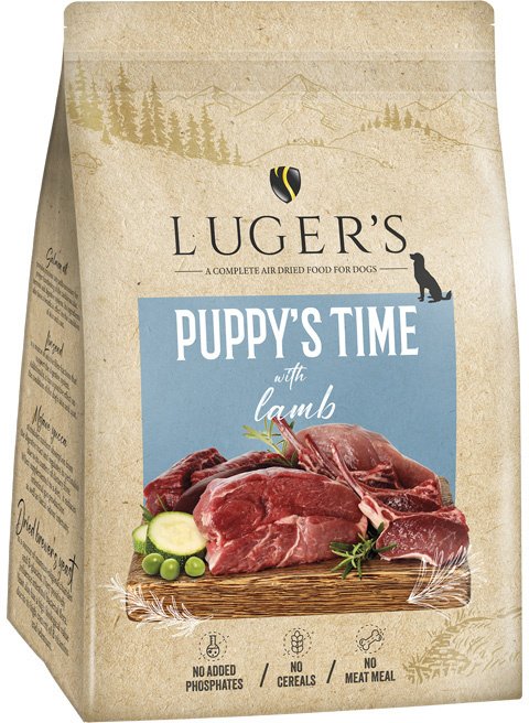 Lugers Puppy's Time karma suszona dla psa szczeniaka jagnięcina 3 kg
