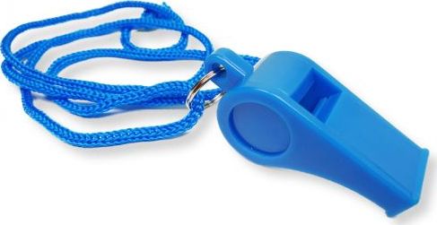 Ratujesz Gwizdek plastikowy niebieski