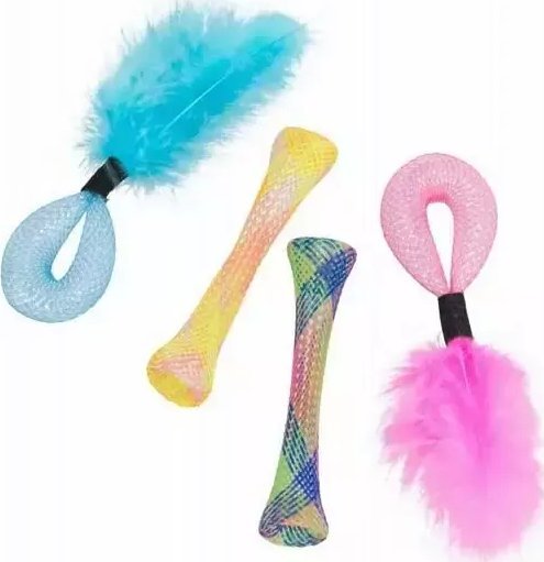 Trixie TX-45490 ZABAWKA DLA KOTA TUBES 4szt 15cm /4