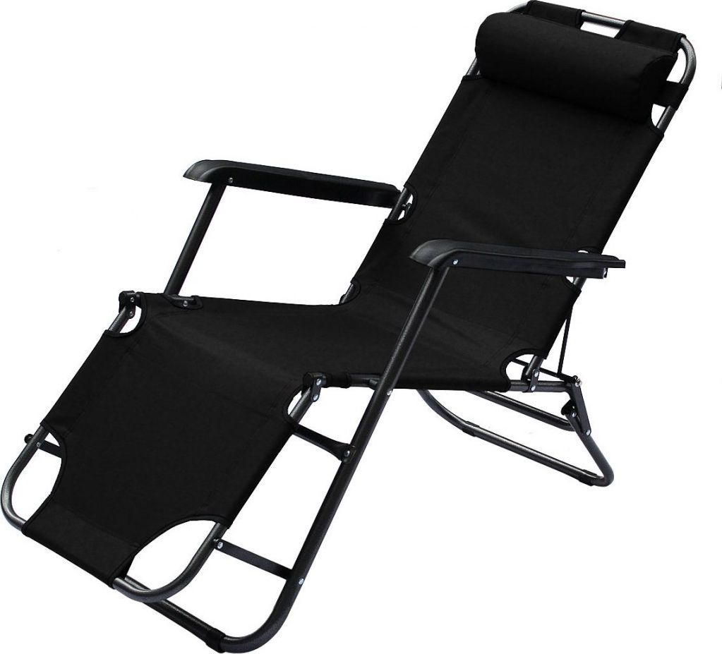 Royokamp Fotel wielopozycyjny Level z zagłówkiem czarny