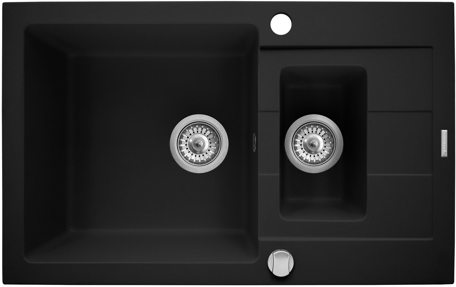 Pyramis Zlew. SPARTA PLUS (78x48), 1 1/2B 1D volcano + Bateria LUNGO