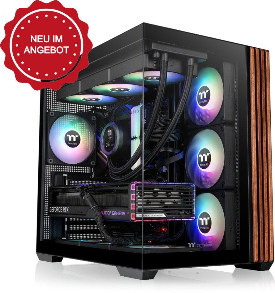 Geh Thermaltake View 380 WS Midi Tower "ARGB" Black retail