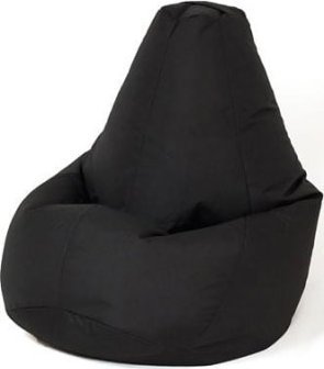 Go Gift Pufa worek sako GRUSZA czarny XXL 140x100