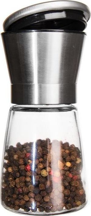 Młynek do przypraw Orion MŁYNEK DO PIEPRZU I PRZYPRAW ZE SZKŁA I STALI 13,5cm ORION