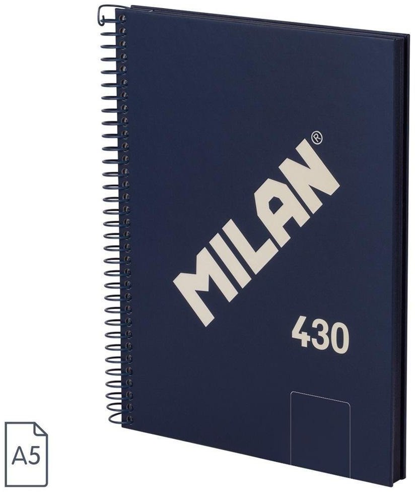 Zeszyt na spirali A5/80K gładki 1918 niebieski