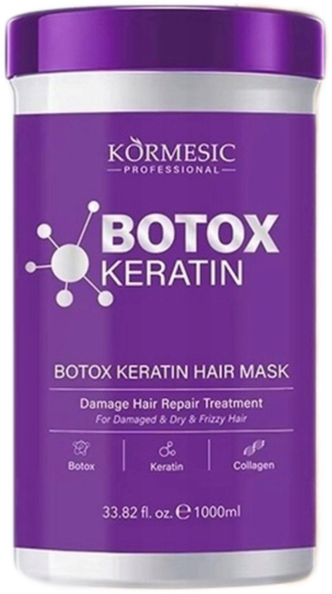 Maska do włosów z KERATYNĄ KOLAGENEM - Keratin Kormesic 1000 ml
