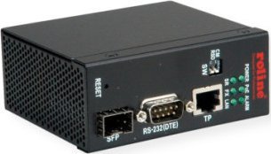 Roline ROLINE Przemysłowy konwerter Ethernet - szeregowy RS232, serwer szeregowy