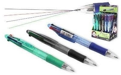 Activejet Długopis 4-kolorowy (24szt)