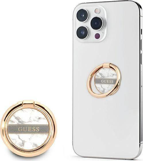 Guess Guess Ring stand GURSHCHMAG biały/white Marble