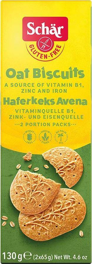 Schar Ciastka owsiane Avena bezglutenowe 130 g