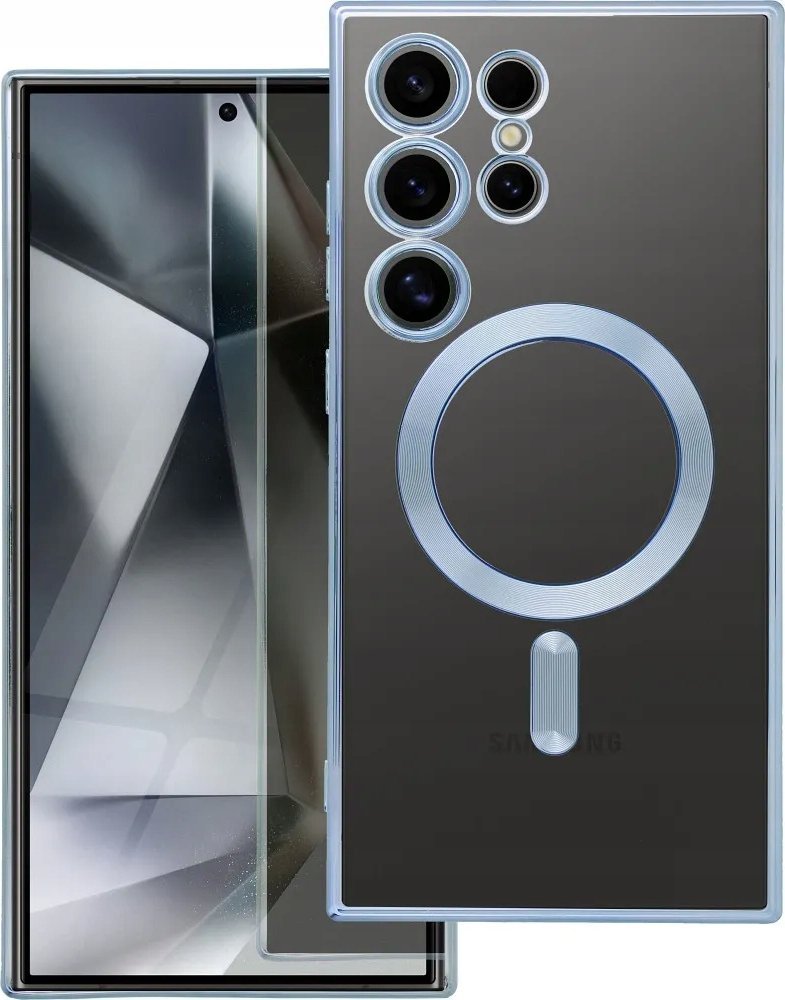 Futerał ELECTRO MAG COVER kompatybilny z MagSafe do SAMSUNG A26 niebieski