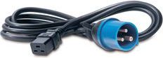 Kabel zasilający APC kabel zasilający 16A/230V, IEC320 C19/IEC 309 - 2.5m AP9876