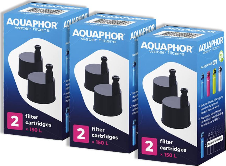 Wkład filtrujący Aquaphor Wkłady filtrujące do butelek Aquaphor CITY - zapas na pół roku!