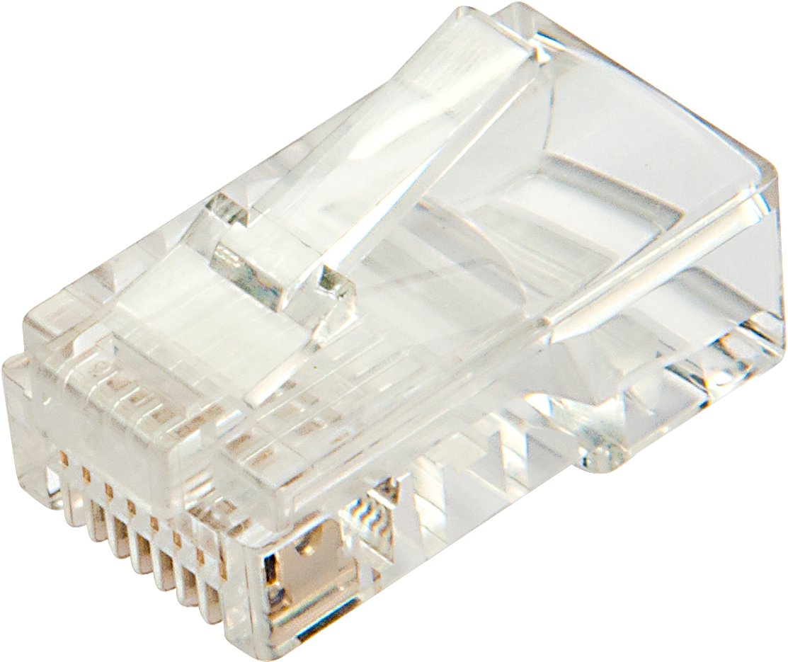 Lindy 62405 wtyczka RJ-45 Przezroczysty