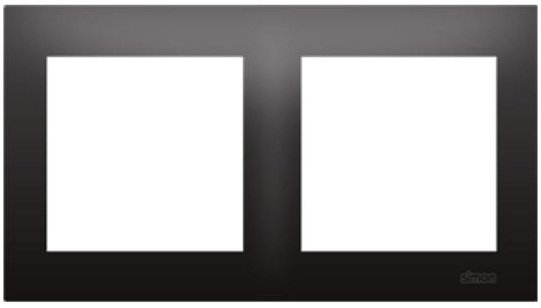 Kontakt-Simon Ramka podwójna Simon54 uniwersalna antracyt (DR2/48)