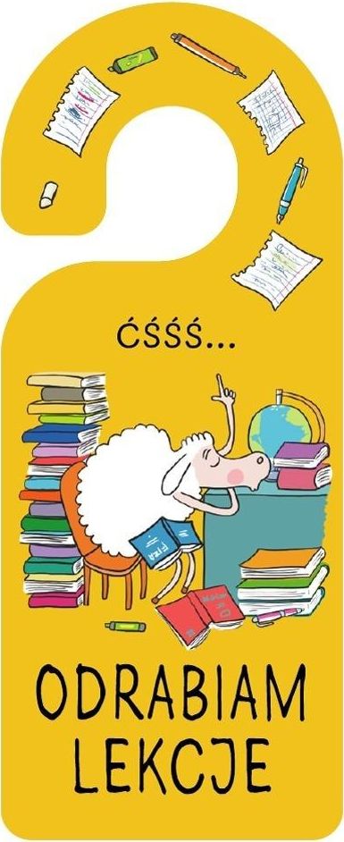 HENRY Zawieszka na klamkę Odrabiam