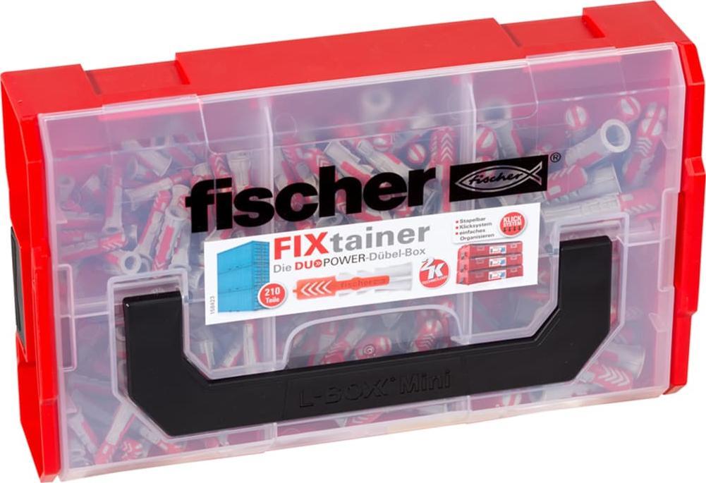 Fischer Zestaw kołków ściennych FIXtainer DUOPOWER, 210 szt. (431576)