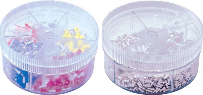 Ergom Zestaw końcówek tulejkowych cynowanych HI w pudełku ZHIB (E08KH-03020400101)