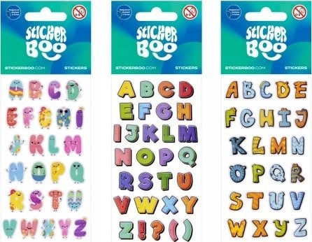 STICKERBOO NAKLEJ LITERKI3 66X180 S-BOO PBH 120/1800