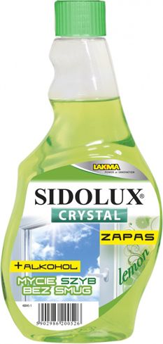Sidolux Sidolux Płyn do mycia szyb Crystal Lemon ZAPAS 500ml uniwersalny