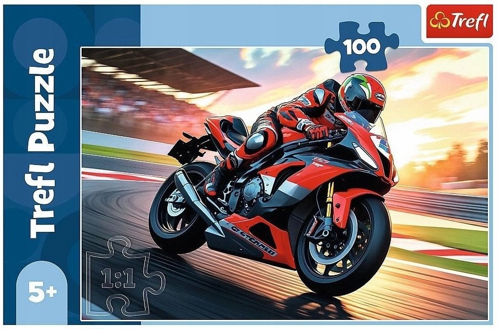 Trefl Puzzle Szybki motocykl 100 elementów (16489)