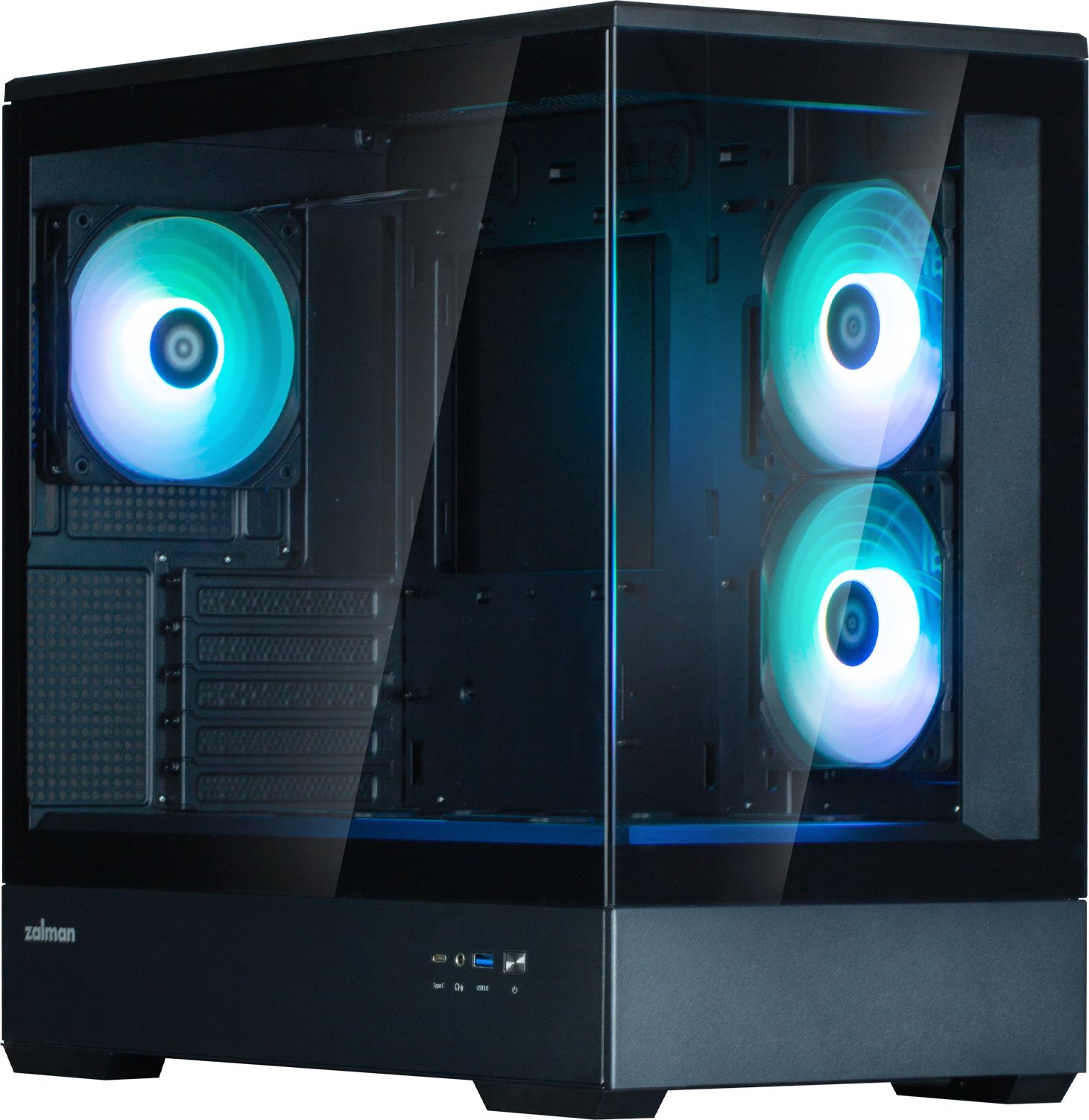 Zalman P30 Black V2 Mini Tower Czarny
