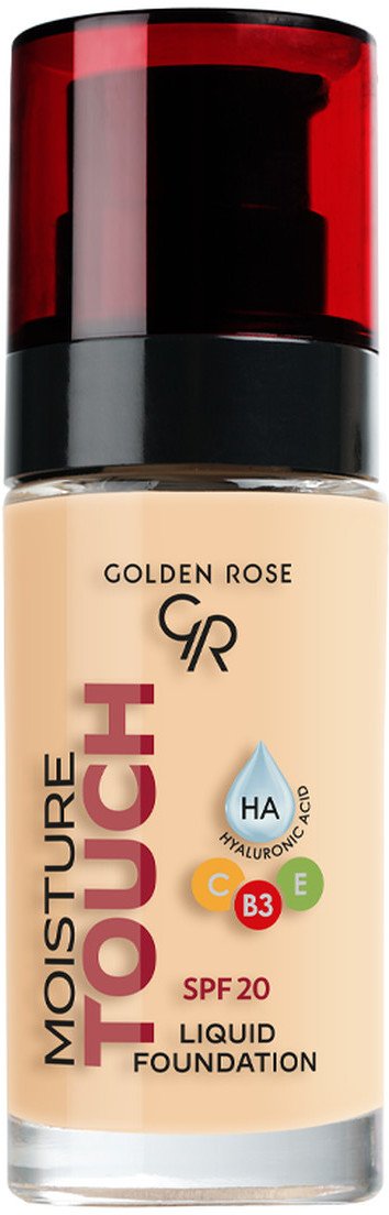 Golden Rose Moisture Touch Nawilżający podkład do twarzy SPF20 30ml (104)