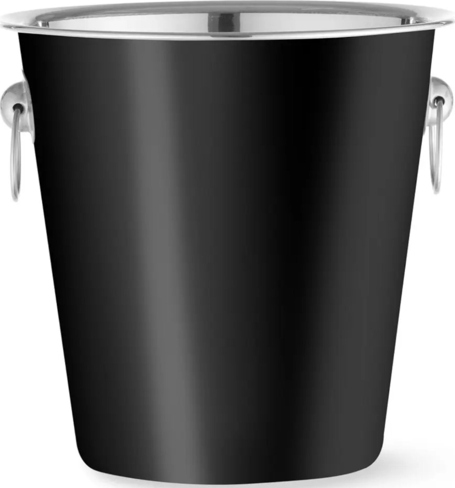 Bar Up Wiadro do szampana lodu stalowe 3.3 l śr. 220 x 190 mm - czarne Wiadro do szampana lodu stalowe 3.3 l śr. 220 x 190 mm - czarne