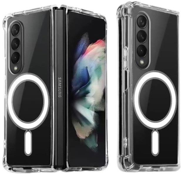 ETUI MAGNETIC SAMSUNG GALAXY Z FOLD4 CLEAR / PRZEŹROCZYSTY