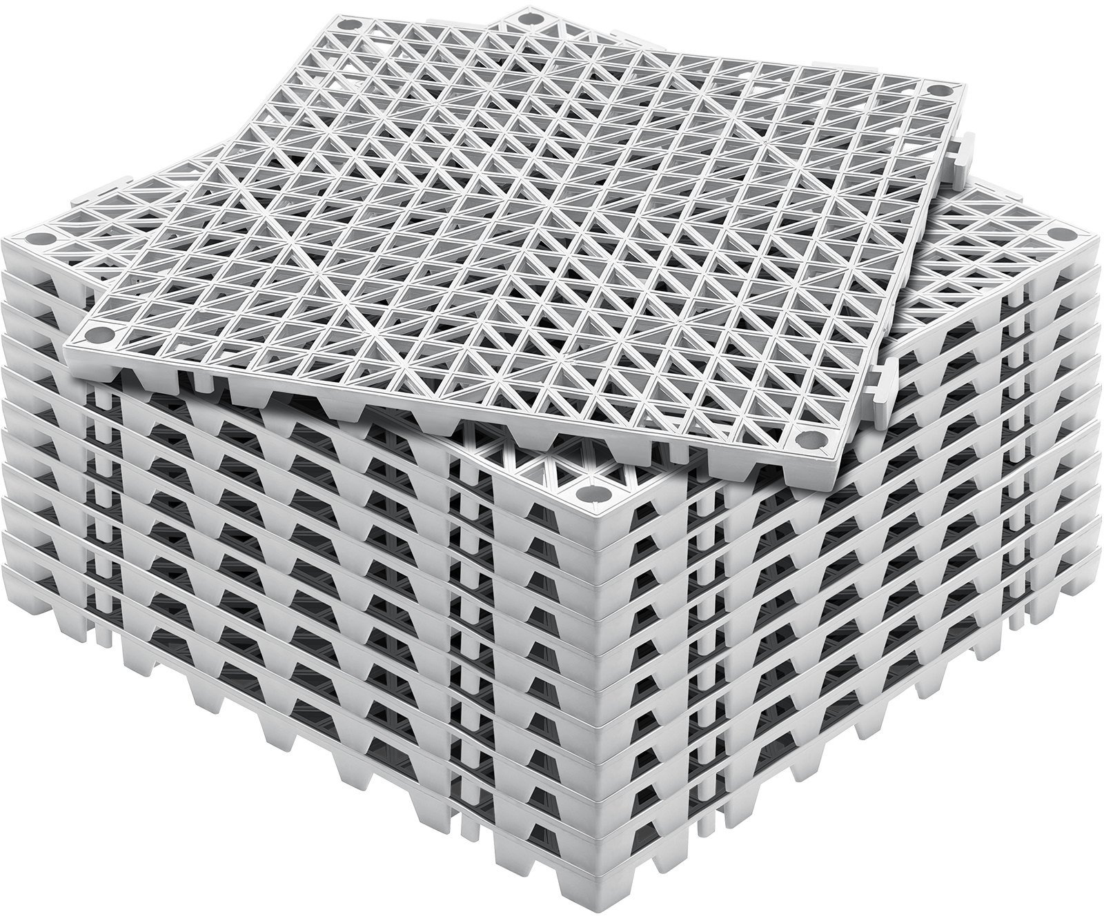 Mata drenażowa niebieskie 30x30cm 12szt PVC łączona antypoślizgowa łazienka