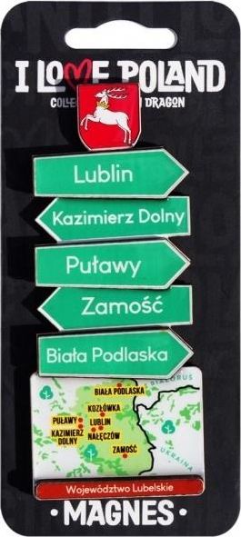 Pan Dragon Magnes I love Poland Lubelskie ILP-MAG-C-LUB-12