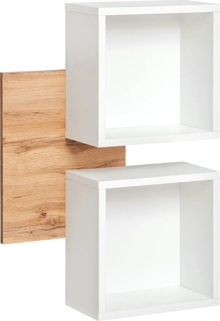 ASM Meble Półka EASY biała/dąb wotan ASM Meble