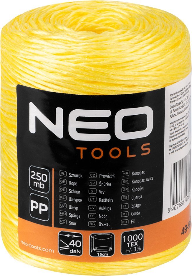 Neo Sznurek polipropylenowy 250 m