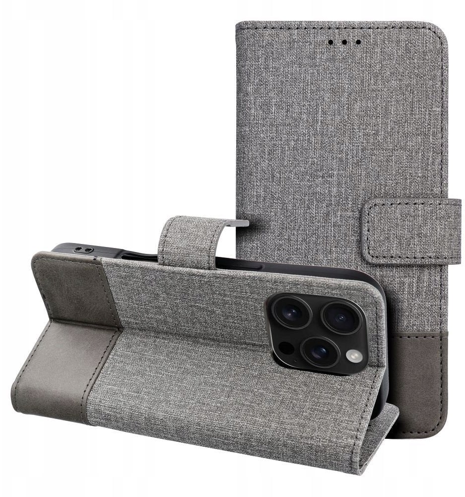 OEM Kabura GOMMA Book do S25 FE szary